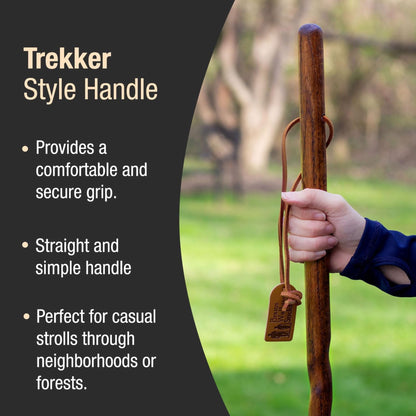 Brazos™ Traveler Walking Stick Wood 55 Inch Height Red Sweet Gum (1237890_EA)