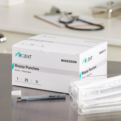 McKesson Argent™ Biopsy Punch Dermal 3 mm (1175172_BX)