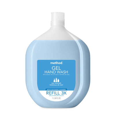 Method® Gel Hand Wash Refill Tub, Sea Minerals Scent, 34 oz (MTH378684)