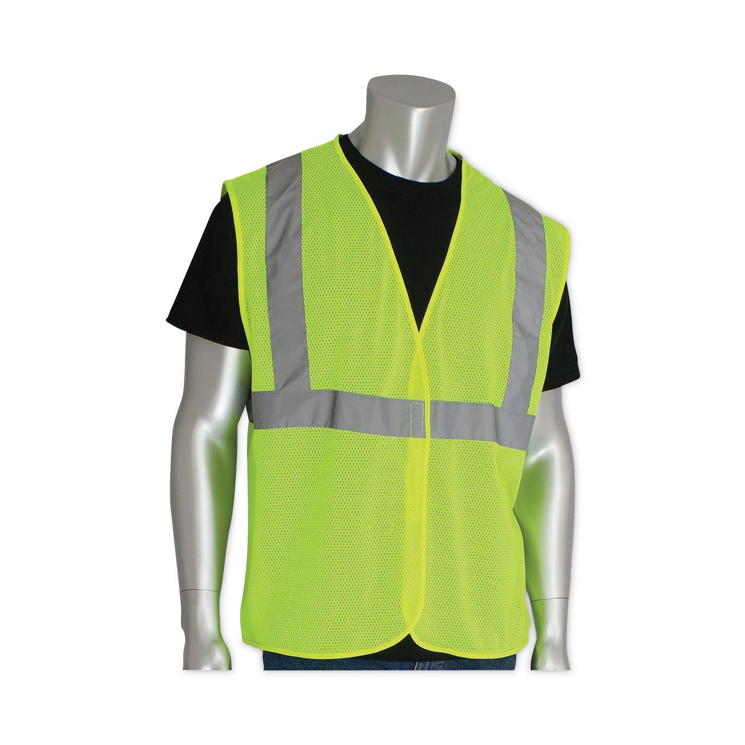 ansi-class-2-four-pocket-zipper-safety-vest-polyester-mesh-2x-large-hi-viz-lime-yellow-pid302mvgz4ply2_2