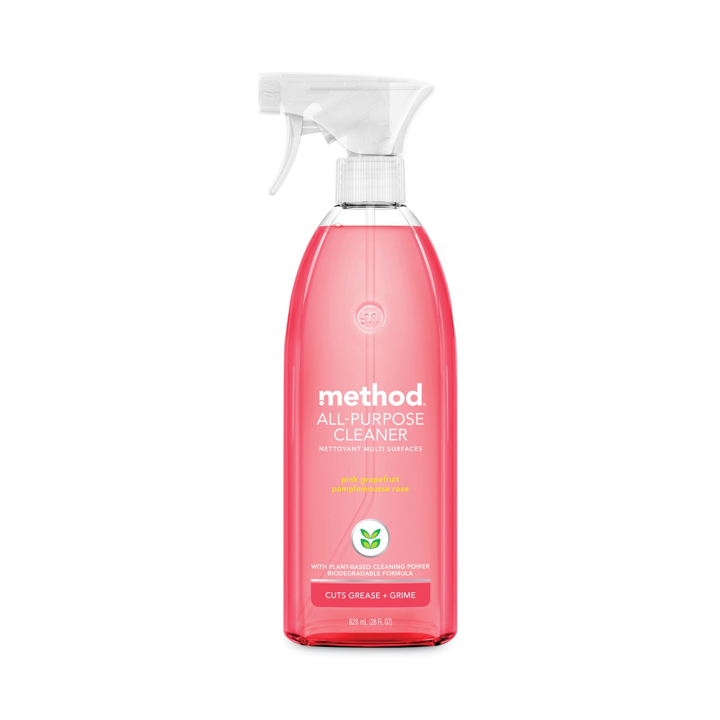 Method® All-Purpose Cleaner, Pink Grapefruit Scent, 28 oz Spray Bottle (MTH377544)