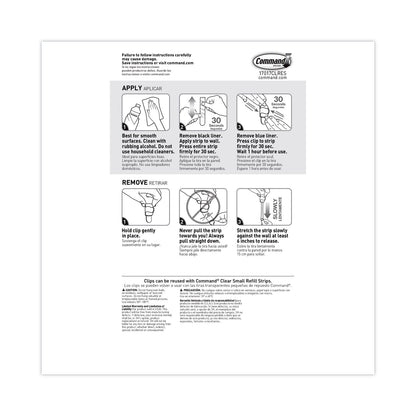 Command™ Cord Clip with Adhesive, Round, 0.75"w, Clear, 10/Pack (MMM17017CLR10ES)