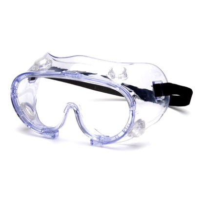 Pyramex® Protective Goggles Fit Over Uncoated Clear Tint Polycarbonate Lens Clear Frame Elastic Strap One Size Fits Most (1239058_BX)