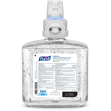 Purell® Healthcare Advanced Hand Sanitizer 1,200 mL Ethyl Alcohol Gel Dispenser Refill Bottle (1087442_CS)