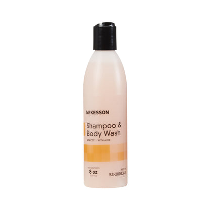 McKesson Shampoo and Body Wash 8 oz. Flip Top Bottle Apricot Scent (877031_EA)