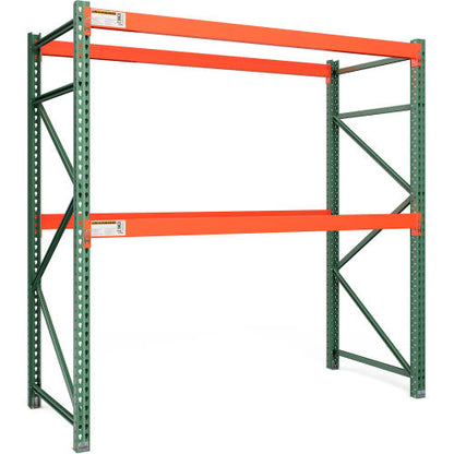 Global Industrial Bolted Teardrop Pallet Rack Starter, 144"W x 48"D x 96"H, 5702 lbs Shelf Cap (WB412364)
