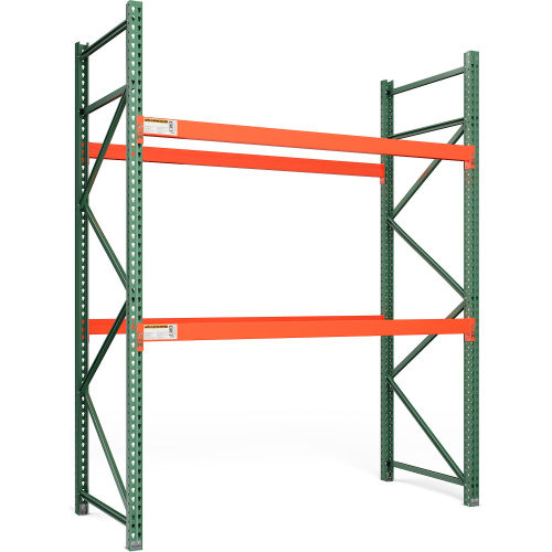 Global Industrial Bolted Teardrop Pallet Rack Starter, 120"Wx 48"D x 120"H, 5630 lbs Shelf Cap (WB412361)
