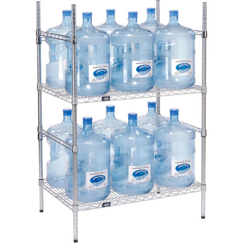 Nexel Nexel® 5 Gallon Water Bottle Storage Rack, 12 Bottle Capacity (WB797086)