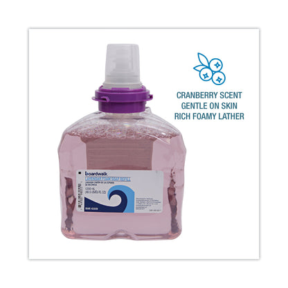 Boardwalk® Lavender Foam Soap Refill, Cranberry Scent, 1,200 mL, 2/Carton (BWK42500)