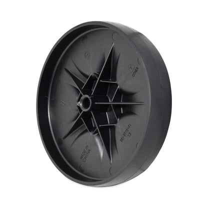 Rubbermaid® Commercial Wheel and Axle Kit for Janitorial Cleaning Cart, 8" Wheel, Black/Gray/Silver, 2/Set (SGS9T73L9GRA)