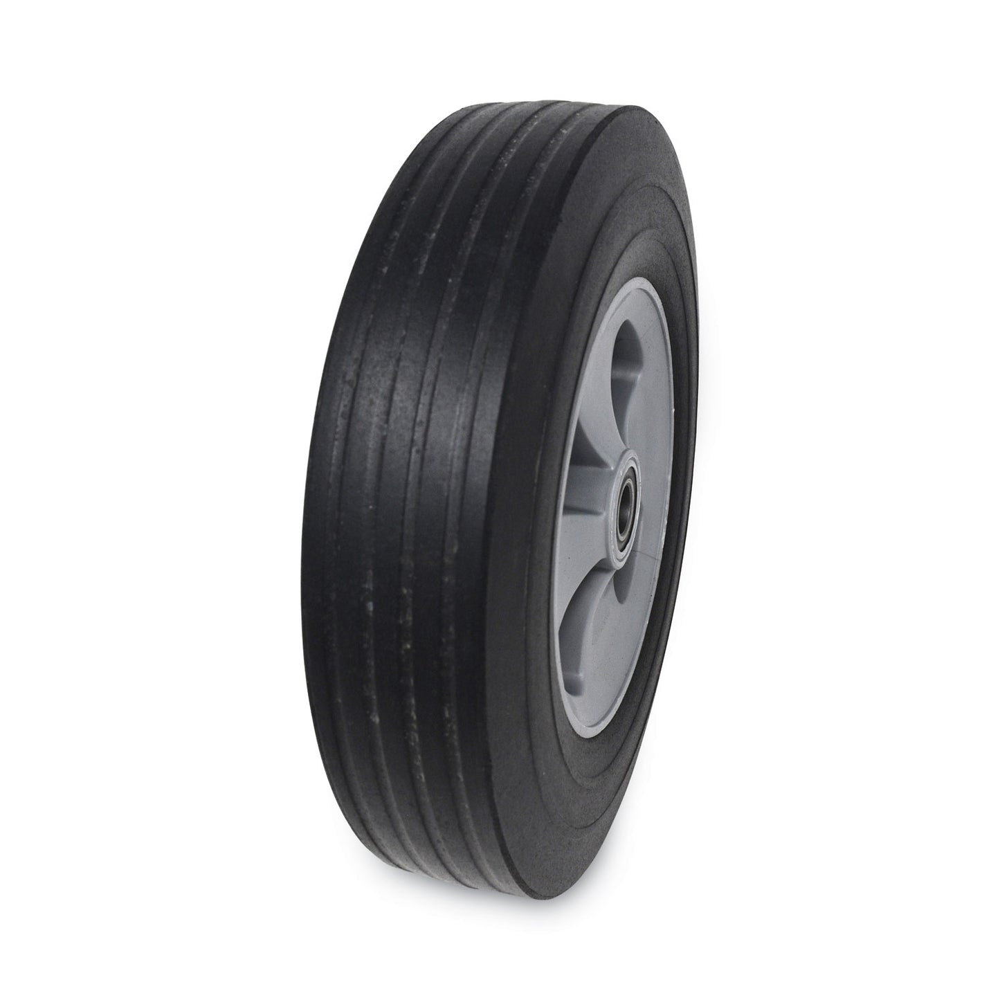 Rubbermaid® Commercial Tilt Truck Wheels, 500 lb Weight Capacity, 12" Wheel, Black (SGS1013L1)
