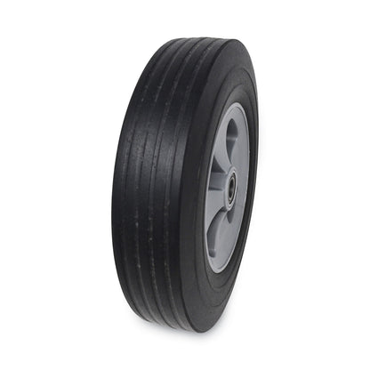 Rubbermaid® Commercial Tilt Truck Wheels, 500 lb Weight Capacity, 12" Wheel, Black (SGS1013L1)