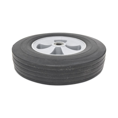 Rubbermaid® Commercial Tilt Truck Wheels, 500 lb Weight Capacity, 12" Wheel, Black (SGS1013L1)