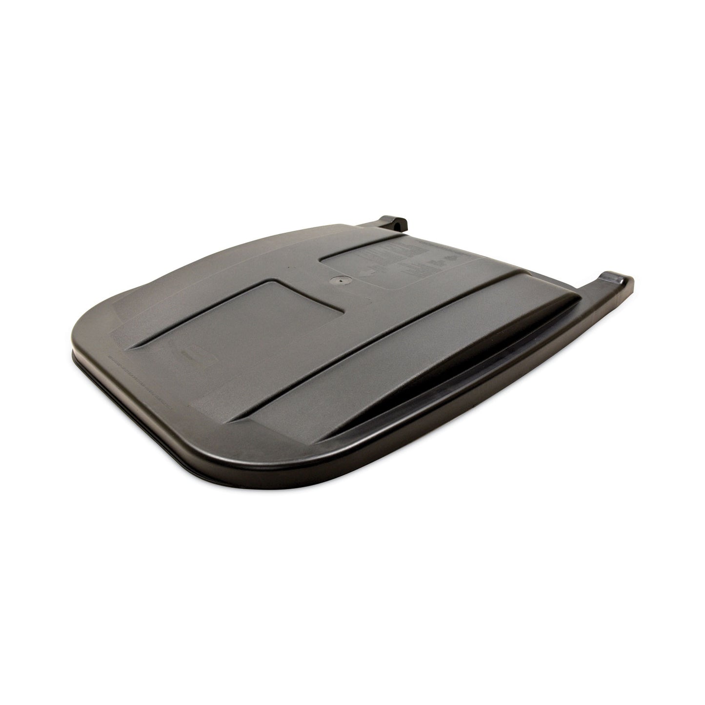Rubbermaid® Commercial 50 Gallon Rollout Container Replacement Lid, 24 x 28.5 x 2.5, Black (SGSFG9W27L2BLA)