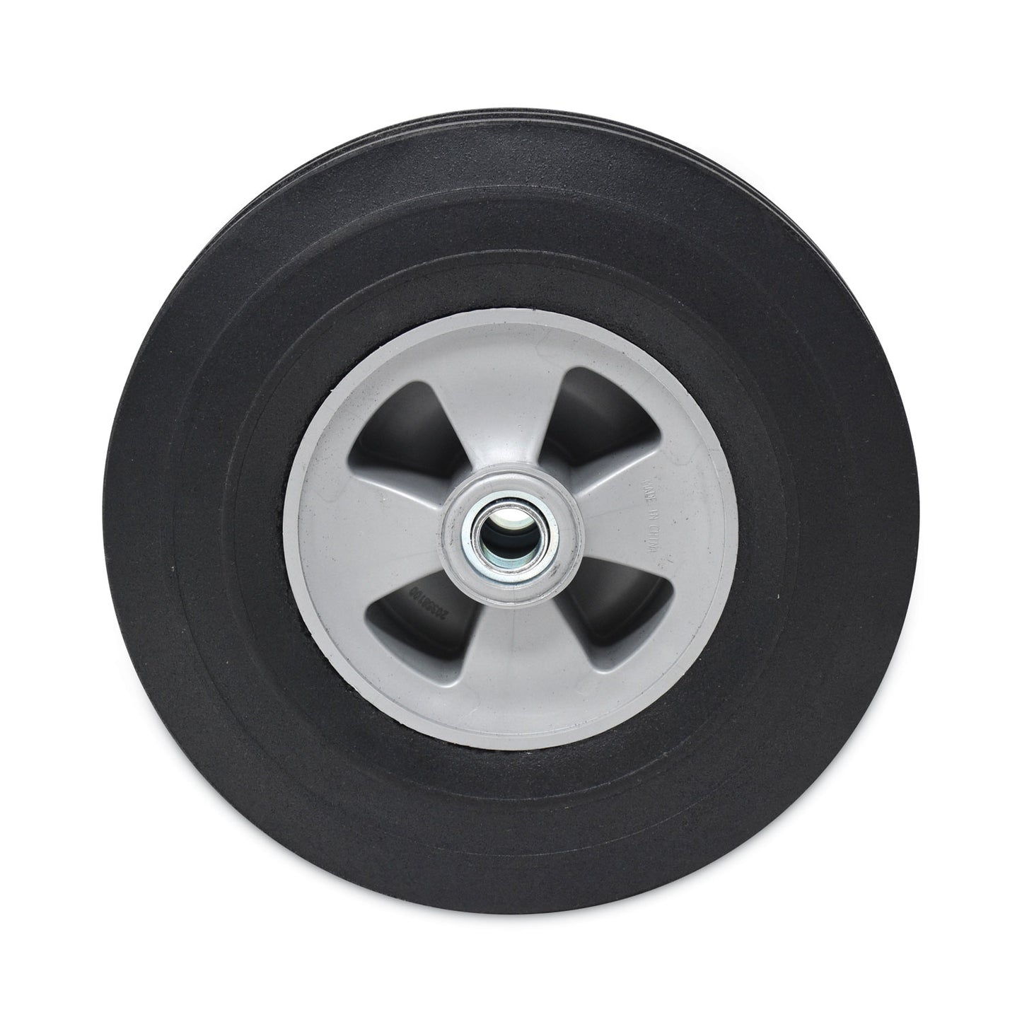 Rubbermaid® Commercial Tilt Truck Wheels, 340 lb Weight Capacity (170 lb Per Wheel), 10" Wheel, Black, 2/Set (SGSFG1004L30000)