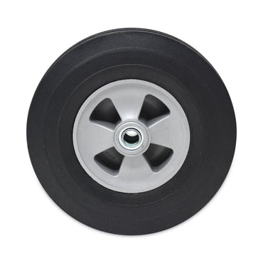 Rubbermaid® Commercial Tilt Truck Wheels, 340 lb Weight Capacity (170 lb Per Wheel), 10" Wheel, Black, 2/Set (SGSFG1004L30000)