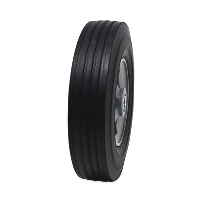 Rubbermaid® Commercial Tilt Truck Wheels, 340 lb Weight Capacity (170 lb Per Wheel), 10" Wheel, Black, 2/Set (SGSFG1004L30000)