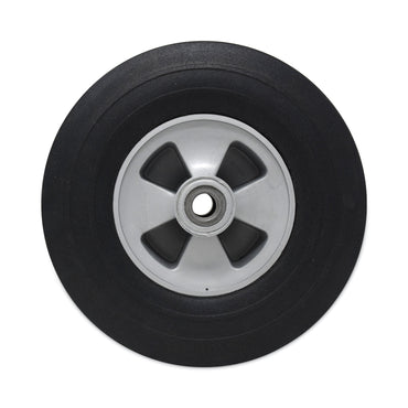 Rubbermaid® Commercial Tilt Truck Wheels, 650 lb Weight Capacity, 10" Wheel, Black (SGSFG1305L30000)