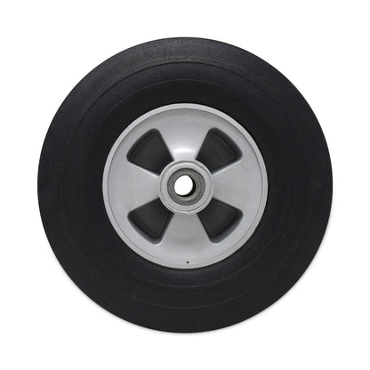 Rubbermaid® Commercial Tilt Truck Wheels, 650 lb Weight Capacity, 10" Wheel, Black (SGSFG1305L30000)