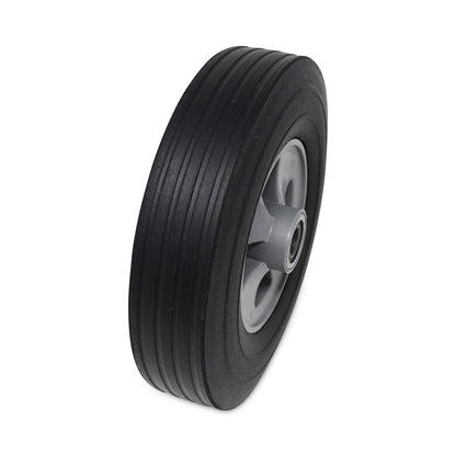 Rubbermaid® Commercial Tilt Truck Wheels, 650 lb Weight Capacity, 10" Wheel, Black (SGSFG1305L30000)