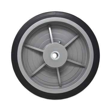Rubbermaid® Commercial Tilt Truck Wheels, 850 lb Weight Capacity, 12" Wheel, Black (SGSFG1316L30000)
