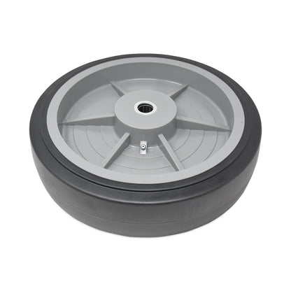 Rubbermaid® Commercial Tilt Truck Wheels, 850 lb Weight Capacity, 12" Wheel, Black (SGSFG1316L30000)