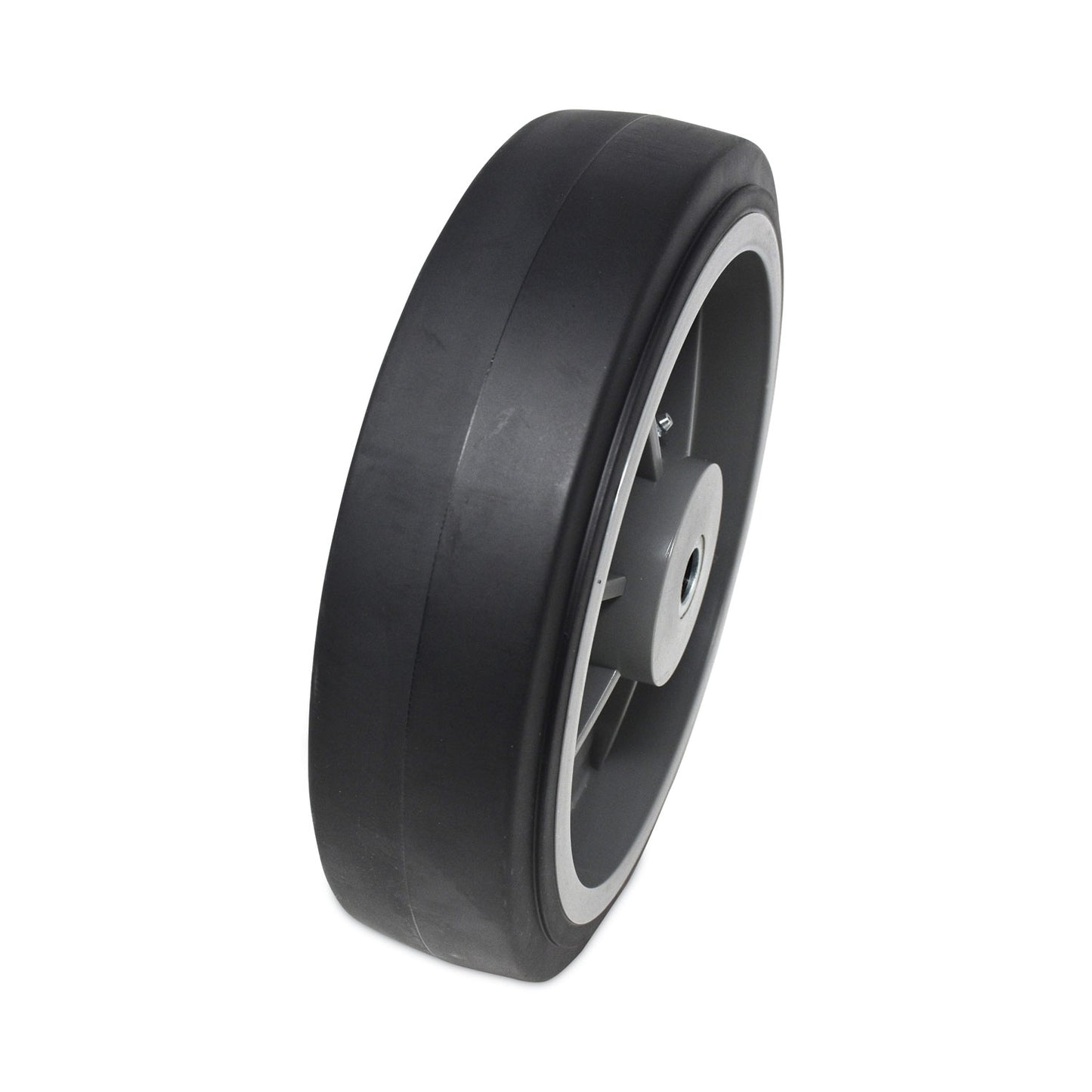 Rubbermaid® Commercial Tilt Truck Wheels, 850 lb Weight Capacity, 12" Wheel, Black (SGSFG1316L30000)