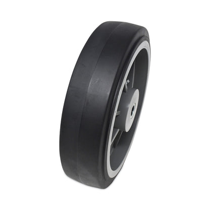 Rubbermaid® Commercial Tilt Truck Wheels, 850 lb Weight Capacity, 12" Wheel, Black (SGSFG1316L30000)