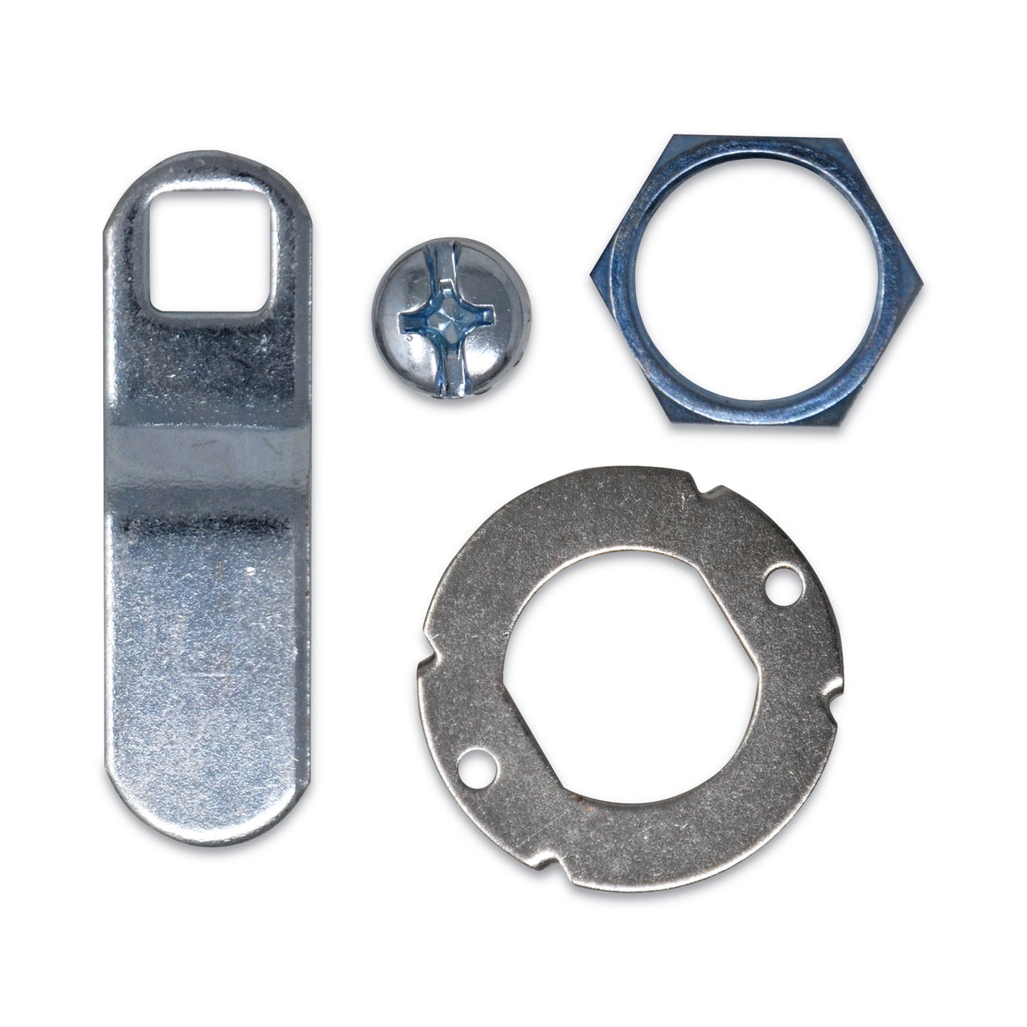 Rubbermaid® Commercial Replacement Lock and Keys for Housekeeping Carts, Silver (SGSFG6191L10000)