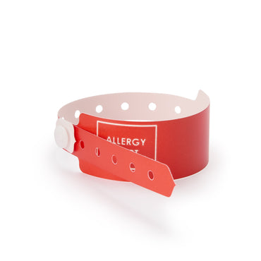 Sentry® SuperBand® Identification Wristband Alert Band Permanent Snap Allergy Alert (362549_BX)