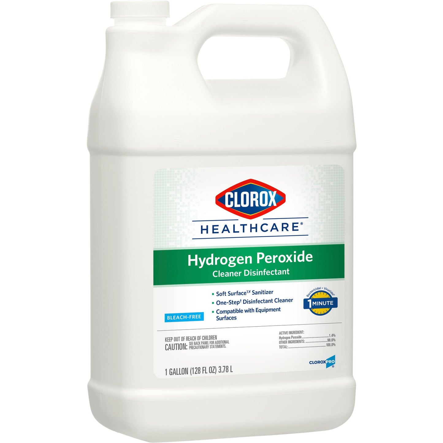 Clorox Healthcare® Surface Disinfectant Cleaner Refill Peroxide Based Manual Pour Liquid 1 gal. Jug Unscented NonSterile (914232_EA)