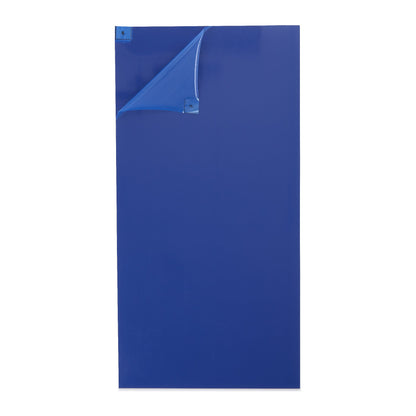 Poly Tack Adhesive Floor Mat 18 x 36 Inch Blue Polyethylene Film (1136475_CS)