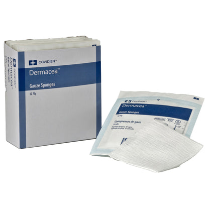 Dermacea™ Gauze Sponge 3 X 3 Inch 12-Ply Sterile 2 per Pack (765450_PK)
