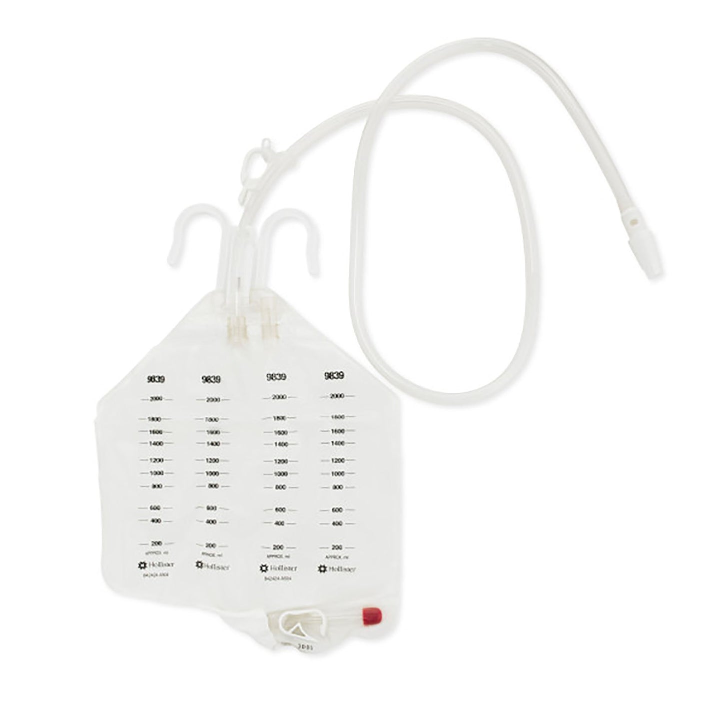 Hollister Urinary Drain Bag Anti-Reflux Valve Sterile 2,000 mL Vinyl (286951_EA)