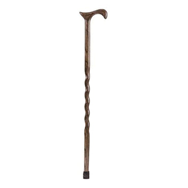 Brazos™ Twisted T-Handle Cane Wood 37 Inch Height Wood Grain (1229012_EA)