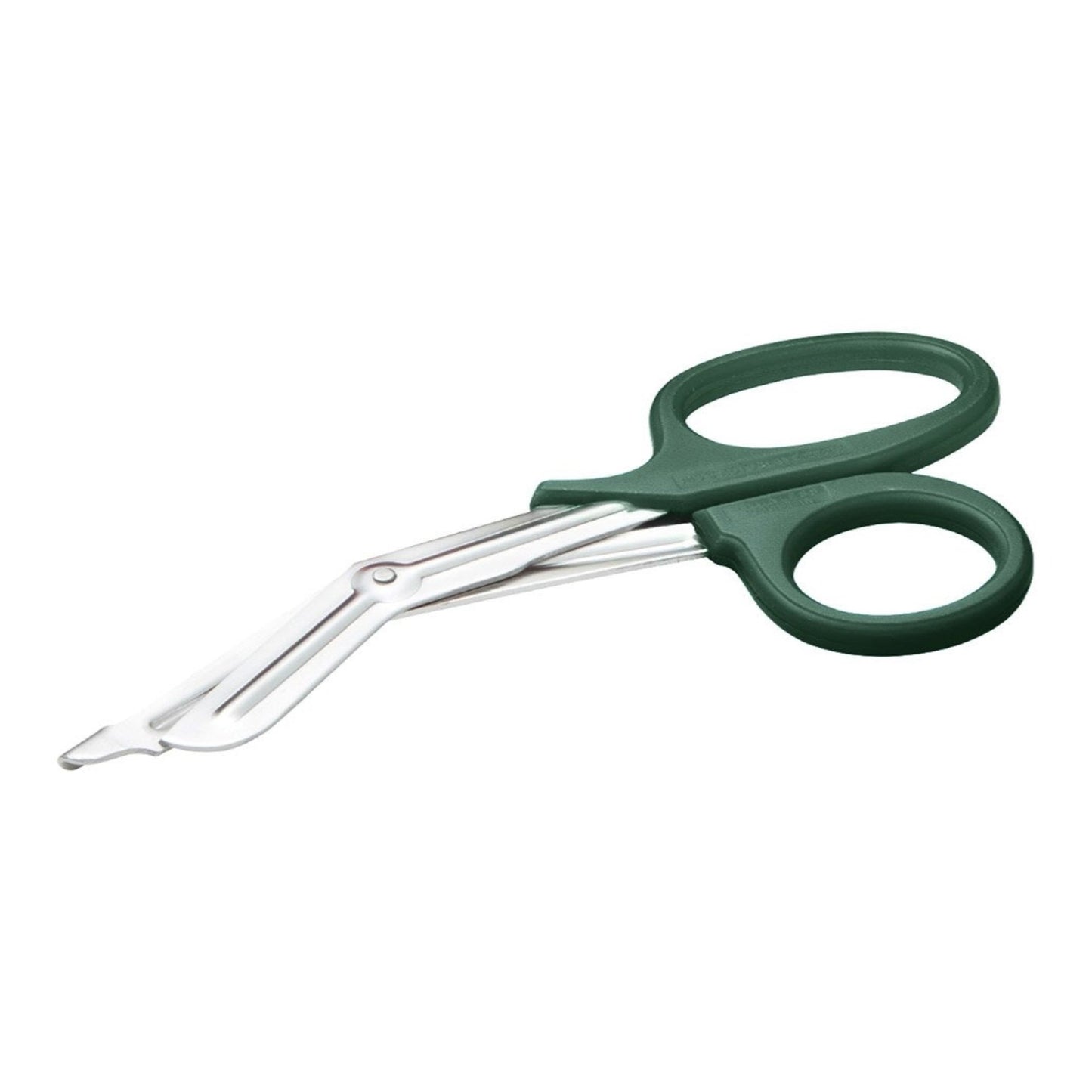 McKesson Medicut™ Trauma Shears Green 7-1/4 Inch Length Medical Grade Stainless Steel NonSterile Finger Ring Handle Blunt Tip / Blunt Tip (1089413_EA)
