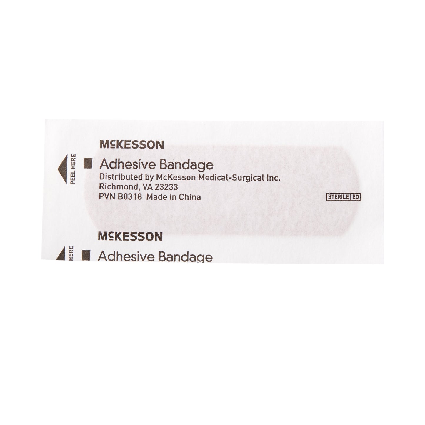 McKesson Adhesive Strip 1 X 3 Inch Fabric Rectangle Tan Sterile (466872_CS)