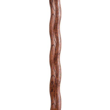 Brazos™ Twisted Fitness Walker Walking Stick Wood 48 Inch Height Red (1229036_EA)
