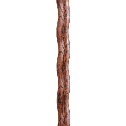 Brazos™ Twisted Fitness Walker Walking Stick Wood 48 Inch Height Red (1229036_EA)