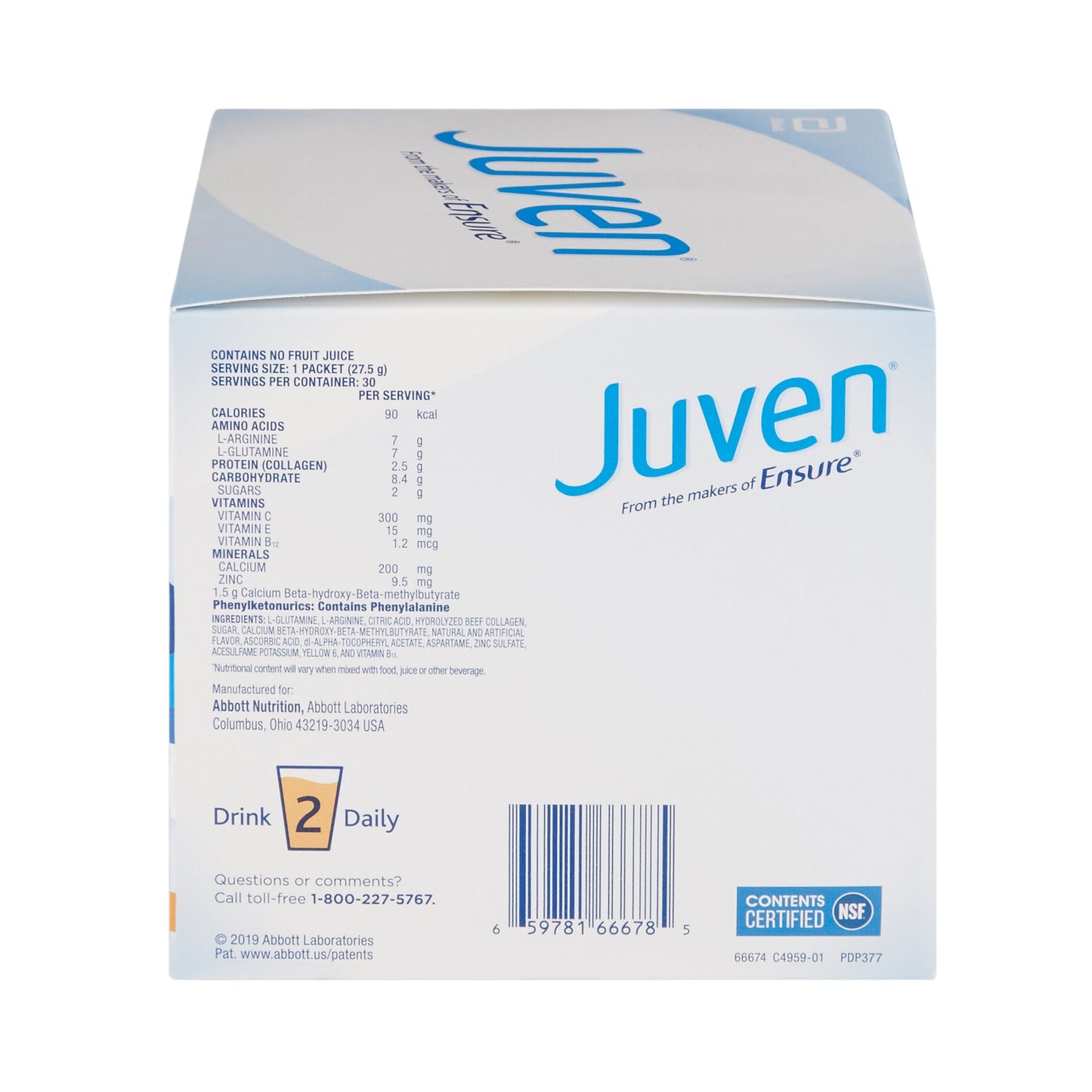 Juven® Oral Supplement Orange Flavor Powder 0.97 oz. Individual Packet (1067729_CS)
