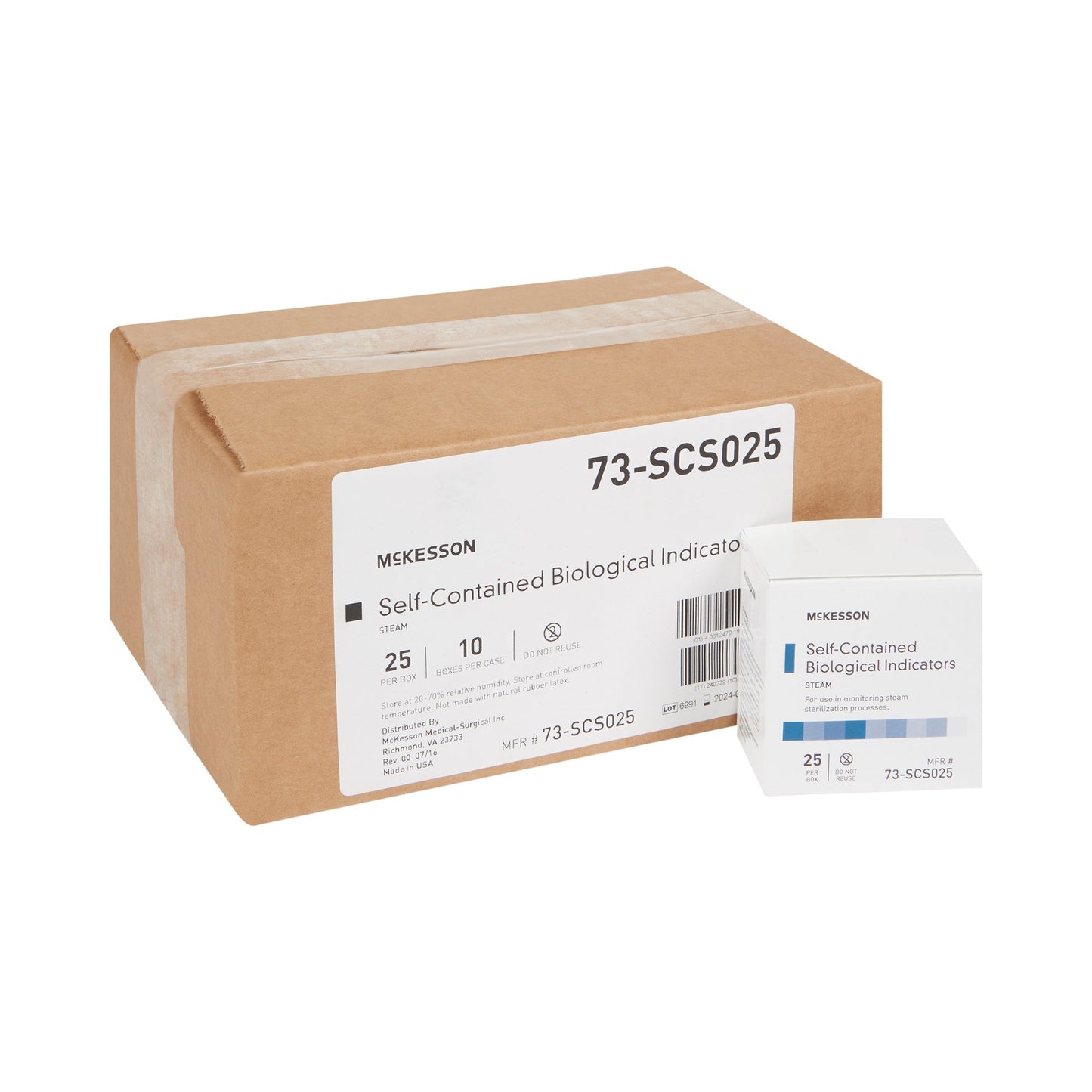 McKesson Sterilization Biological Indicator Vial Steam (524877_CS)