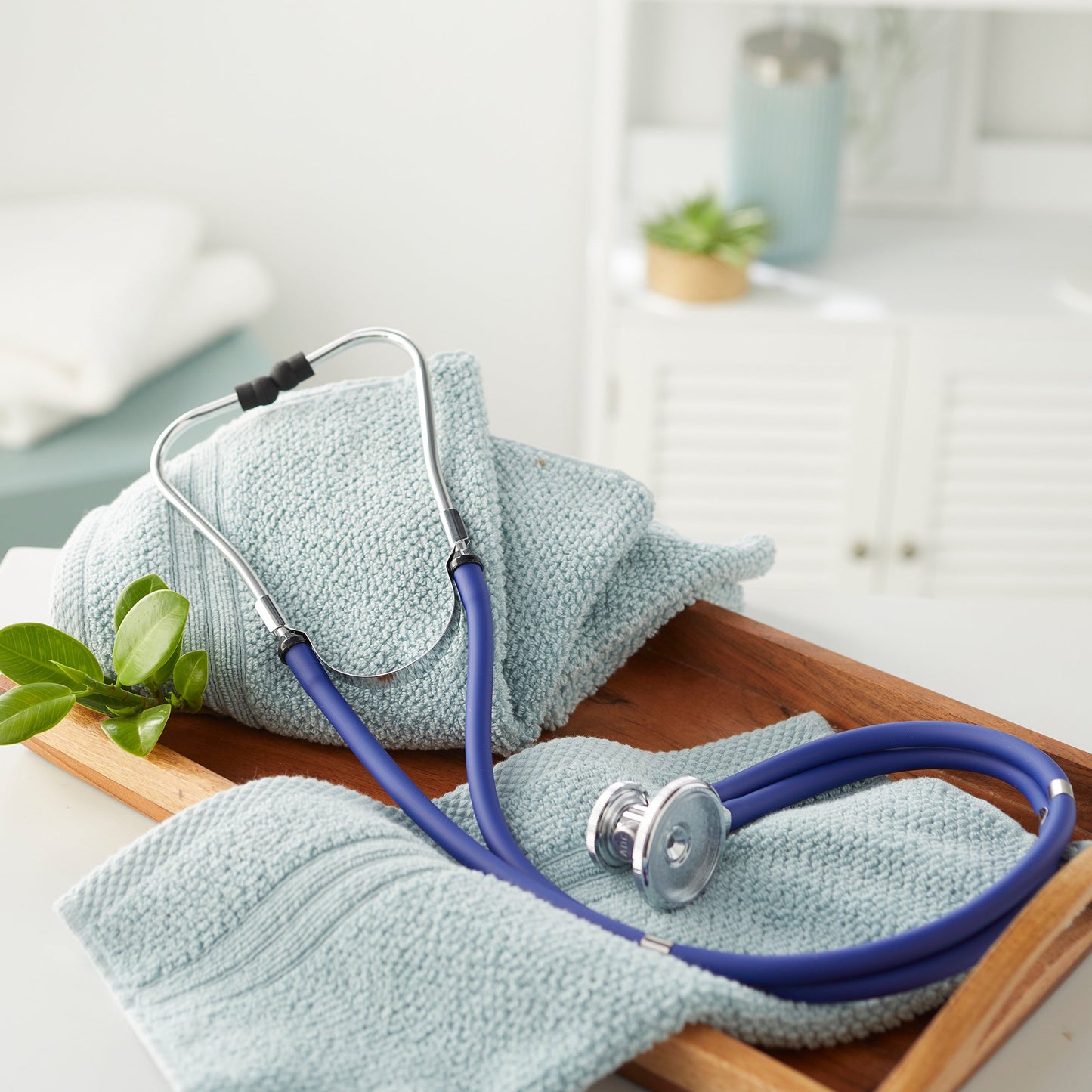 McKesson LUMEON™ Sprague Stethoscope Royal Blue 2-Tube 22 Inch Tube Double Sided Chestpiece (363733_EA)