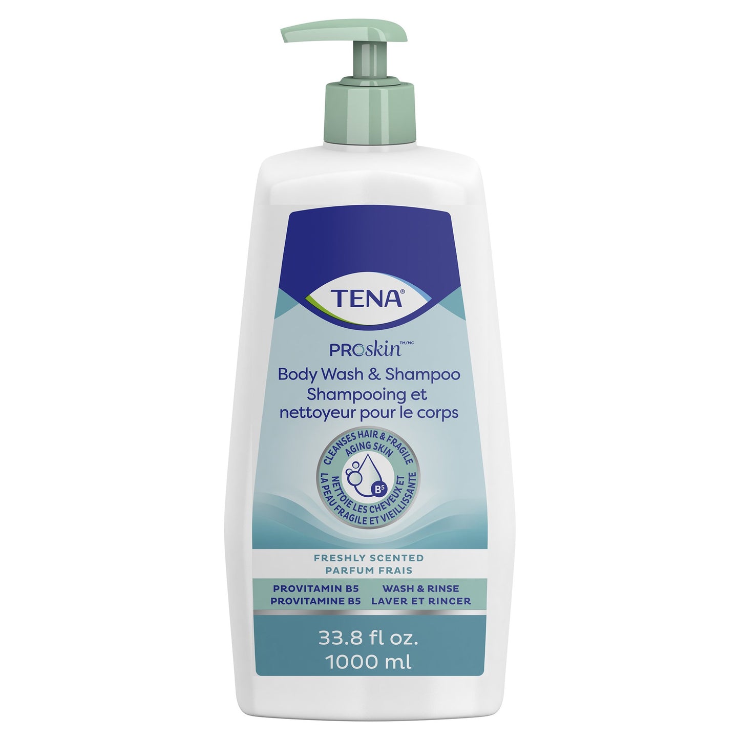 TENA® ProSkin™ Shampoo and Body Wash 33.8 oz. Pump Bottle Unscented (931619_CS)
