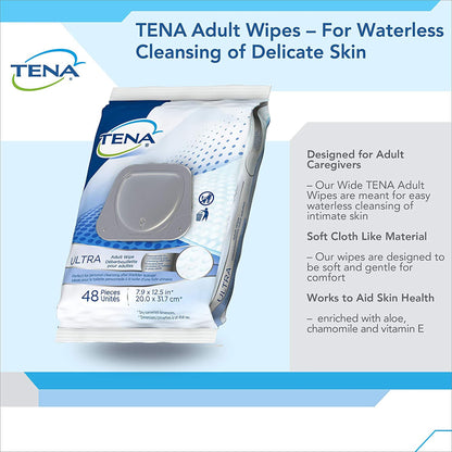 TENA ProSkin™ Classic Personal Cleansing Wipe Soft Pack Scented 48 Count (931644_PK)