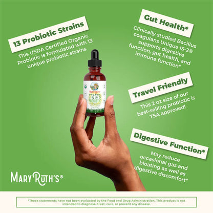 Mary Ruth's® Organic Liquid Probiotic Probiotic 2 oz. Liquid (1271769_EA)