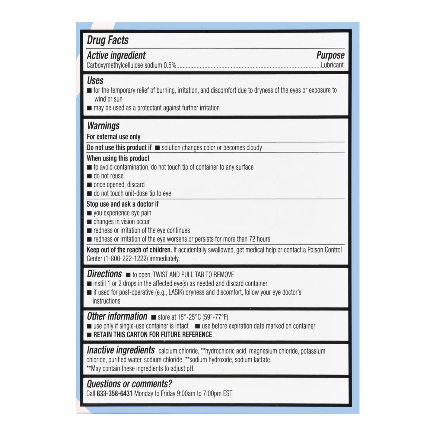 Foster & Thrive™ Eye Lubricant 0.01 oz. Eye Drops (1244998_EA)