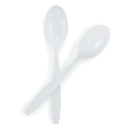 McKesson Spoon Heavy Weight White Polypropylene (959248_CS)
