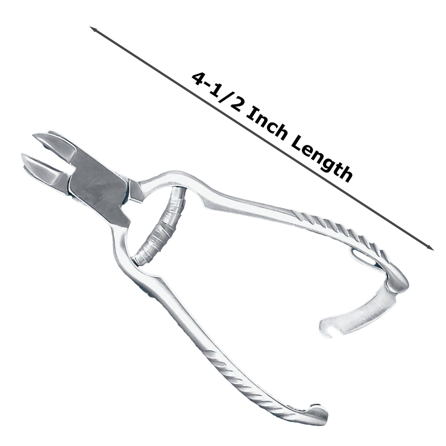 McKesson Nail Nipper Concave Jaw 4-1/2 Inch Length Chrome Covered Stainless Steel (487554_EA)