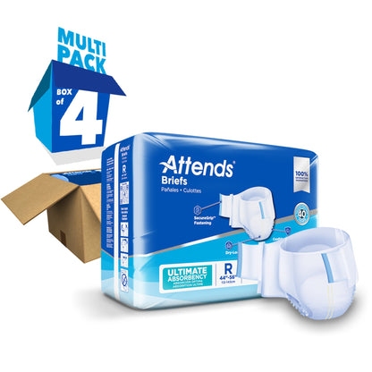 Attends® Advanced Unisex Adult Incontinence Brief Regular Disposable Heavy Absorbency (950224_CS)