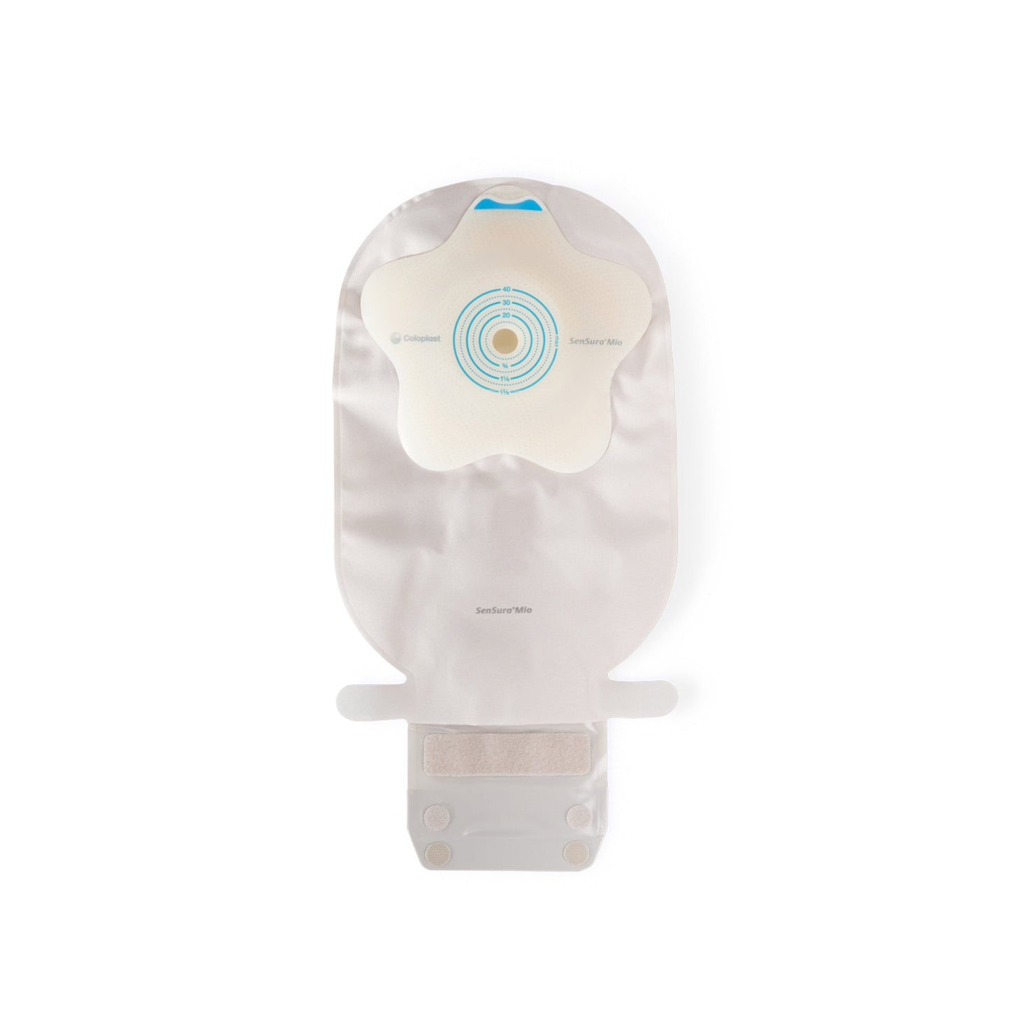 SenSura® Mio Convex Ostomy Pouch One-Piece System 11 Inch Length, Maxi Convex, Trim to Fit 3/8 to 2 Inch Stoma Drainable (1124391_BX)